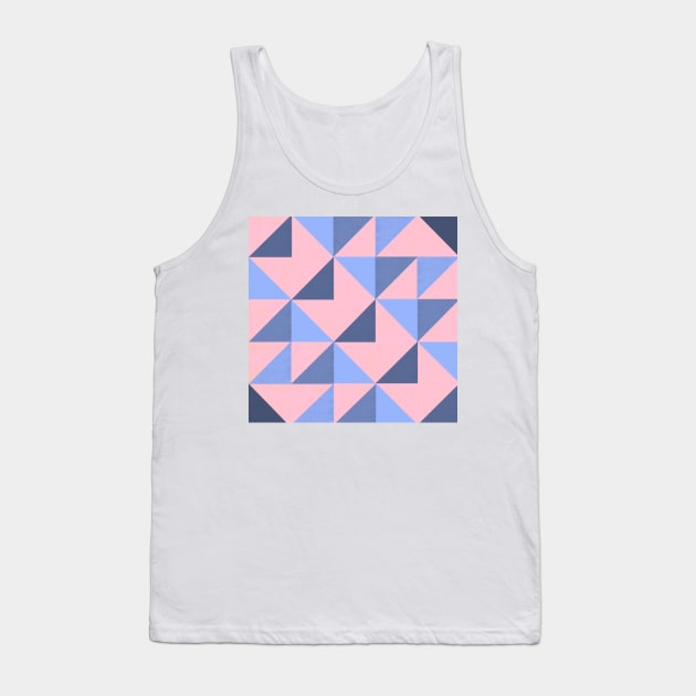 SIMPLE WOVEN PASTEL GEOMETRIC PATTERN Tank Top by stephaniek